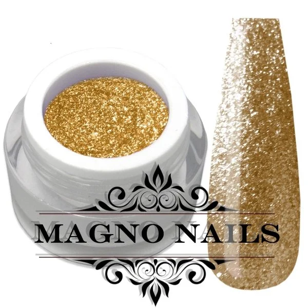 UV Gel - 1915 - Chrome Glitter Glam Gel - Gold Rush